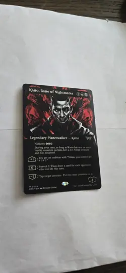 Kaito, Bane of Nightmares (Showcase) (Textured Foil) [DSK - 409] - NM TCG MTG - Image 2