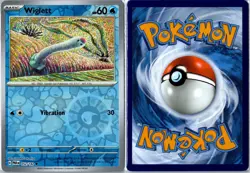 Pokemon Card - Wiglett 052/182 Paradox Rift Common Reverse Holo Near Mint - Image 3