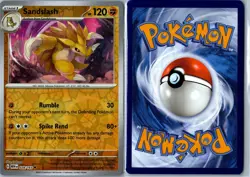 Sandslash - 028/165 - 151 MEW - Uncommon Reverse Holo - Near Mint - Image 3