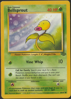 Bellsprout 1999 Jungle WOTC Vintage Pokemon Card 49/64 - Image 2
