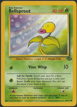 Bellsprout 1999 Jungle WOTC Vintage Pokemon Card 49/64 - Image 4
