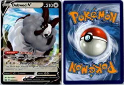 Pokemon Card - Dubwool V SWSH049 Sword & Shield Promo Promo Holo Near Mint - Image 3