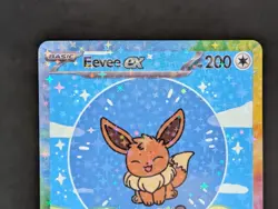 BUBBLE EEVEE EX POKEMON CARD * FAN ART * MEW FRIENDS Paldean 232/091 - Image 2