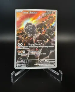 The Pokemon Company Pokemon TCG Paldean Tauros 218/193 Paldea Evolved IR Holo - Image 1