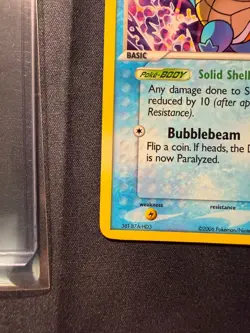 Squirtle 64/100 Ex Crystal Guardians Stamped Reverse Holo Pokemon NM Near Mint - Image 4