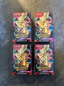 Pokemon TCG: Ascended Heroes Booster Bundle (Lot of 4) - Image 1
