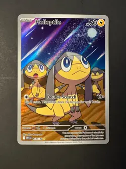 2025 Pokemon Mega Evolutions Helioptile 132 /132 Full Art Illustration rare 03 - Image 1