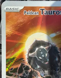Paldean Tauros 218/193 Illustration Rare Paldea Evolved Pokemon Holo Near Mint - Image 2