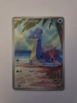 POKEMON TCG Misty's Lapras 194/182 ILLUSTRATION RARE Destined Rivals - Image 1