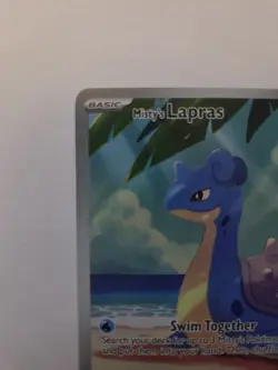 POKEMON TCG Misty's Lapras 194/182 ILLUSTRATION RARE Destined Rivals - Image 2