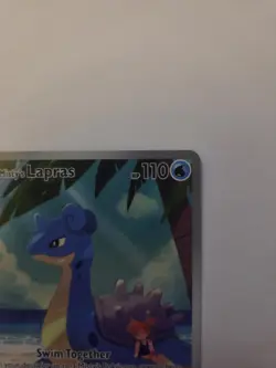 POKEMON TCG Misty's Lapras 194/182 ILLUSTRATION RARE Destined Rivals - Image 5