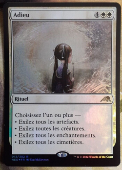 mtg magic farewell FOIL FRENCH VF FR adieu kamigawa neon dynasty - Image 1