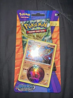 2016 Pokemon LUCARIO XY STEAM SIEGE BLISTER *SEALED* - Image 1
