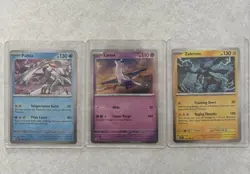 Pokemon Cosmos Holo Promo Zekrom 066/182 Palkia 040/182 Latios 073/182 Set Of 3 - Image 1