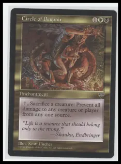 Magic The Gathering Mirage Circle of Despair MTG TCG CCG - Image 1