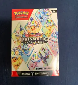 Pokemon TCG Prismatic Evolutions Booster Bundle Box - 6 Booster Packs English - Image 1