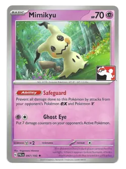 Mimikyu 097/193 Prize Pack Series 4 Play Pokemon Stamped Non-Holo Near Mint - Image 1