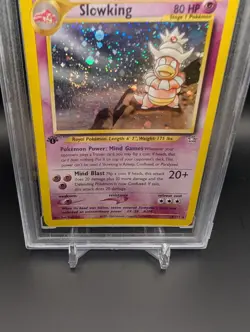 *SWIRL* DSG 7 Slowking Holo 1st Edition Neo Genesis 14/111 Pokemon 2001 NM - Image 2