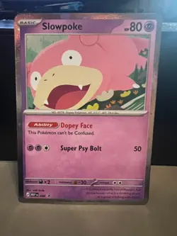 Slowpoke (Comos Holo) 086 Promo ME: Mega Evolution Promo Pokemon Lightly Played - Image 1