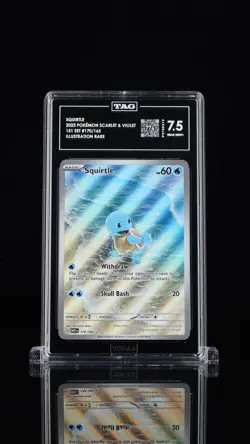 Pokemon 151 Squirtle Wartortle Blastoise TAG Evolution Set Lot ASCENDING GRADES - Image 2