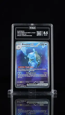 Pokemon 151 Squirtle Wartortle Blastoise TAG Evolution Set Lot ASCENDING GRADES - Image 4