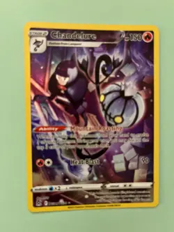 CHANDELURE TG04/TG30 -LOST ORIGIN POKEMON-TRAINER GALLERY-RARE -MINT -PACK FRESH - Image 3