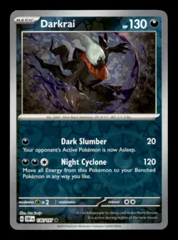 DARKRAI 136/197 REVERSE HOLO RARE OBSIDIAN FLAMES NM/M - Image 1