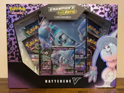 Pokemon TCG: SWSH Champion's Path Hatterene V Collection Box - NEW/SEALED - Image 1