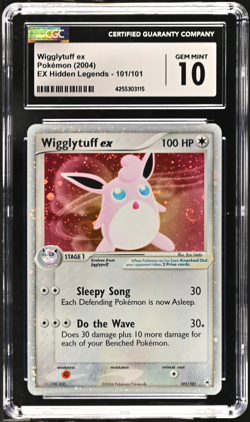 2004 Pokemon EX Hidden Legends #101 Wigglytuff ex CGC 10 - Image 1