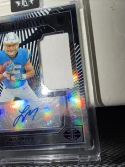 2024 Illusions First Impressions Ladd McConkey Auto RPA Number Match 15/49 - Image 2