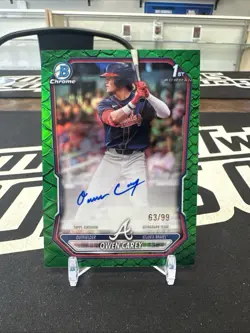2026 Bowman - Owen Carey CPA-OC Green Reptilian Auto /99 - Image 1