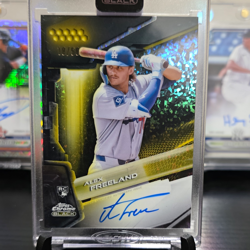Topps 2026 Chrome Black Alex Freeland Rookie On Card Auto 18/50 Dodgers - Image 1
