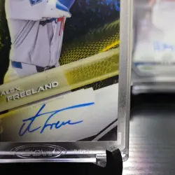 Topps 2026 Chrome Black Alex Freeland Rookie On Card Auto 18/50 Dodgers - Image 4
