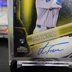 Topps 2026 Chrome Black Alex Freeland Rookie On Card Auto 18/50 Dodgers - Image 5