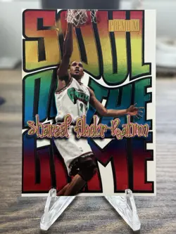 1998-99 Skybox Premium SHAREEF ABDUR-RAHIM Soul of the Game #15 Grizzlies - Image 1