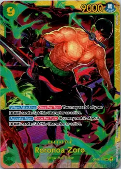 RORONOA ZORO (REPRINT) OP06-118 SEC PREMIUM BOOSTER -THE BEST- VOL. 2 ONE PIECE - Image 1