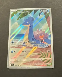 2025 POKEMON SCARLET VIOLET DESTINED RIVALS MISTY’S LAPRAS ILLUSTRATION RARE - Image 1