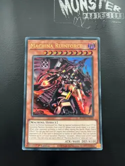 YUGIOH MACHINA RUINFORCE ULTRA RARE BODE-EN028 1ST EDITION - Image 1