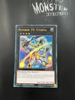 YUGIOH NUMBER 39: UTOPIA ULTRA RARE DUPO-EN104 LIMITED EDITION - Image 1