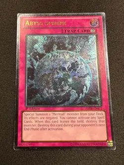 Yu-Gi-Oh! Abyss-Sphere (MP) (UTR) 1st Edition ABYR-EN072 Abyss Rising Ultimate - Image 1