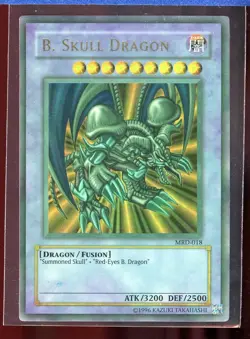 B. Skull Dragon Max Faded Misprint Error LP Metal Raiders MRD-018 Ultra Yugioh - Image 1