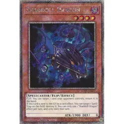 Shaddoll Dragon Platinum Secret Rare Card RA04-EN228 1st Edition Yu-Gi-Oh! NM - Image 1