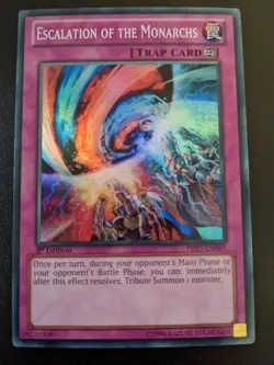 Escalation of the Monarchs - PRIO-EN089 - Super Rare - 1st Edition Yugioh - Image 1