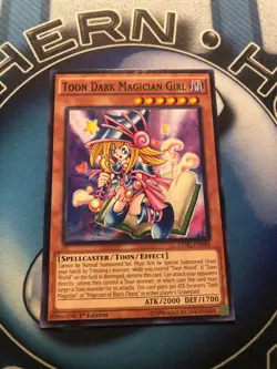 *** TOON DARK MAGICIAN GIRL *** 1ST EDITION MINT CONDITION YUGIOH! - Image 1