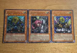 🔥 YUGIOH Great SPHINX Set Of 3 Full Ultra HOLOFOIL ANDRO THEINEN TELEIA EP1-EN - Image 2