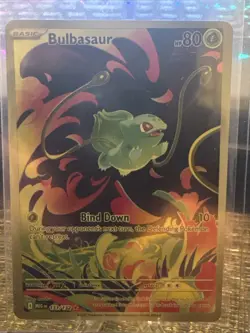Bulbasaur 133/132 Illustration Rare Pokemon Mega Evolution IN HAND (Non-Promo) - Image 1