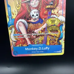 Monkey.D.Luffy (2nd Anniversary Stamped Promo) P-043 - One Piece TCG English - Image 3