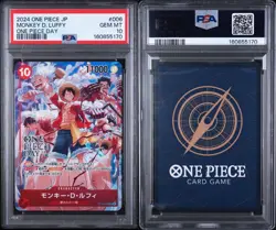 2024 One Piece JP Monkey D Luffy One Piece Day #006 PSA 10 - Image 3