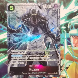 Kuzan SR Parallel Foil English Royal Blood OP10-082 One Piece - Image 1