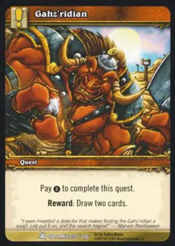 World of Warcraft TCG Gahz'ridian - Fires of Outland 235/246 - Image 1
